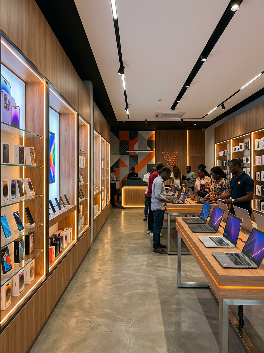Okshop electronics showroom