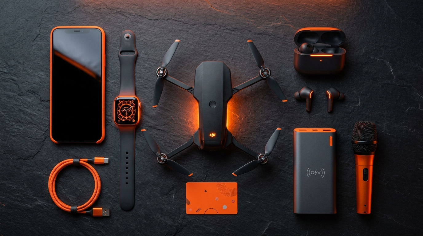 A collection of premium Okshop electronics and gadgets